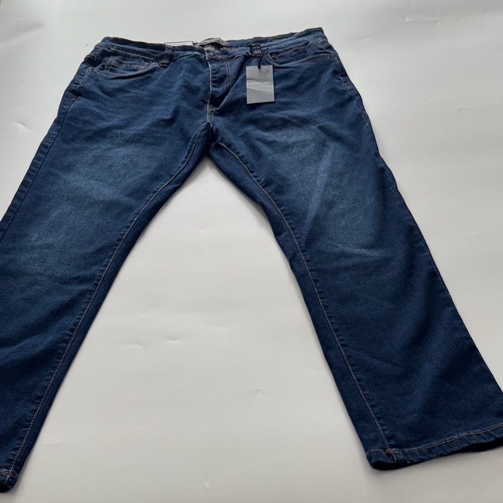 Kenneth Cole Men's Navy Bootcut Jeans